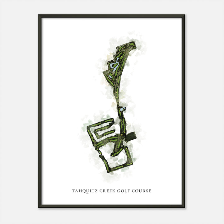 Print of Tahquitz Creek Golf Course Classic Map
