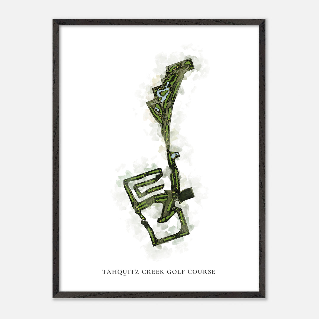 Print of Tahquitz Creek Golf Course Classic Map