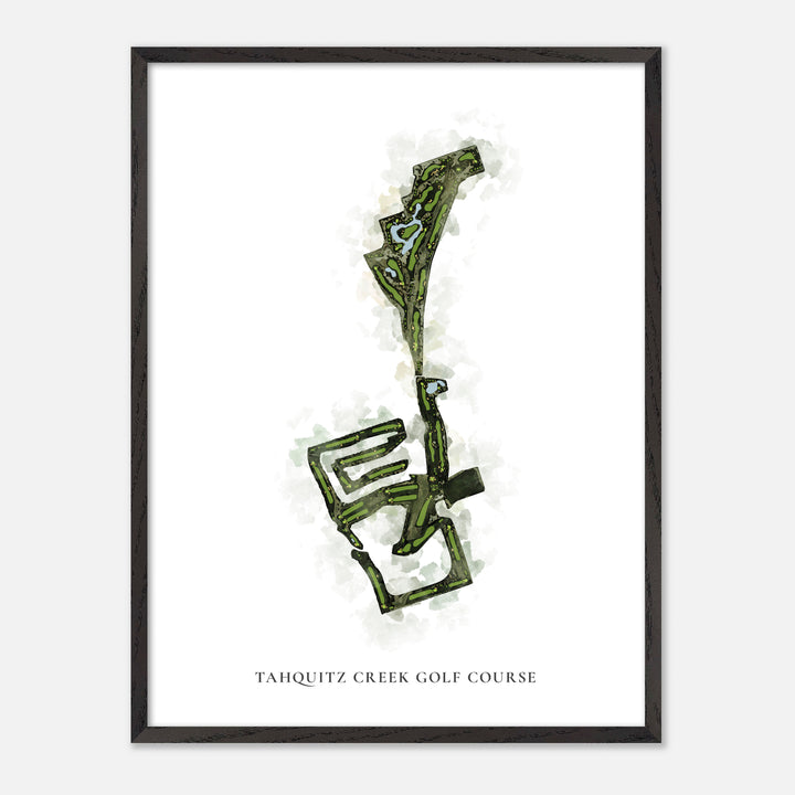 Print of Tahquitz Creek Golf Course Classic Map