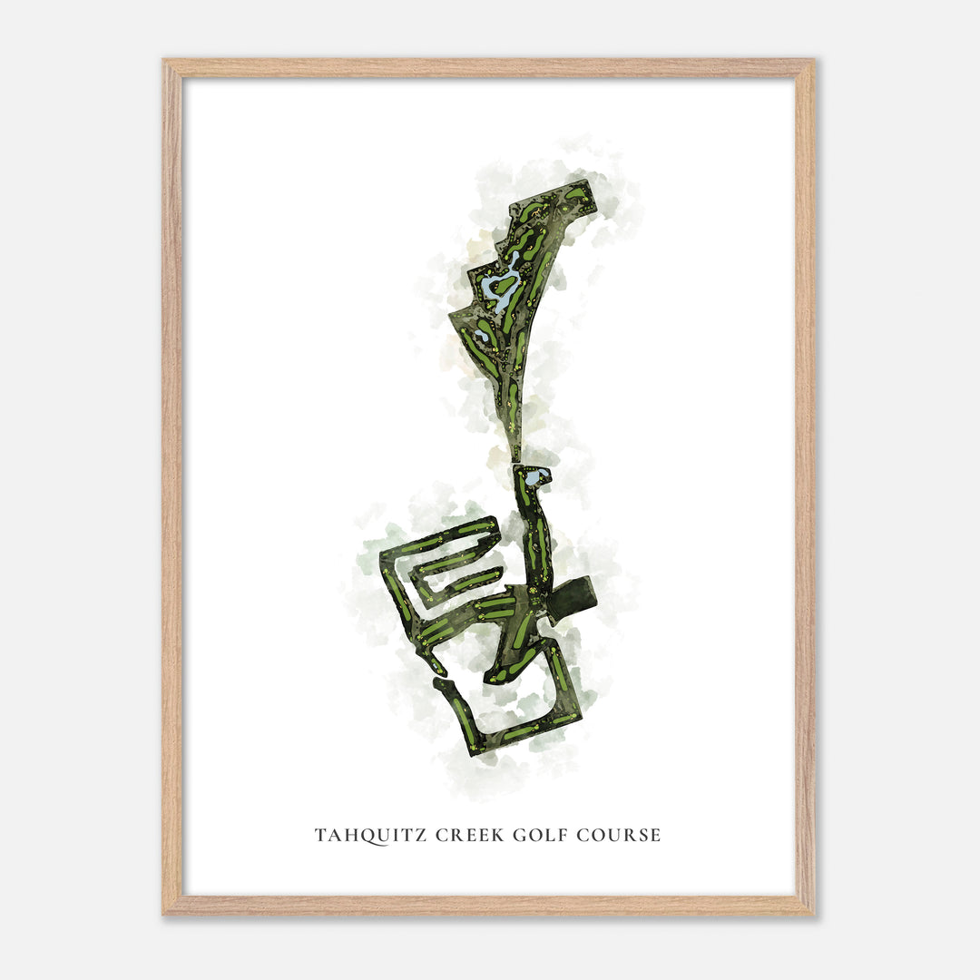 Print of Tahquitz Creek Golf Course Classic Map