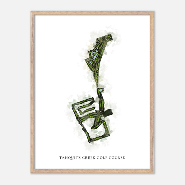 Print of Tahquitz Creek Golf Course Classic Map