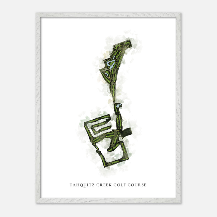 Print of Tahquitz Creek Golf Course Classic Map