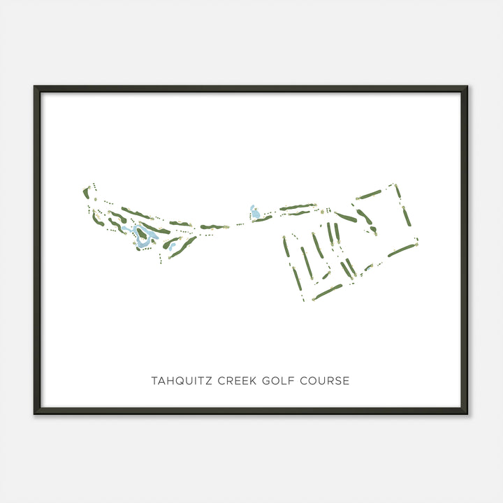 Print of Tahquitz Creek Golf Course Modern Map