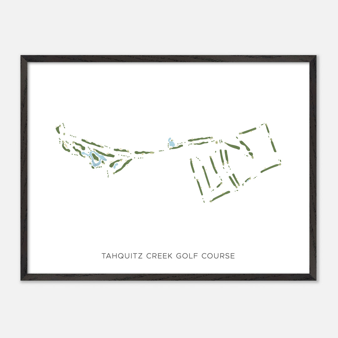 Print of Tahquitz Creek Golf Course Modern Map
