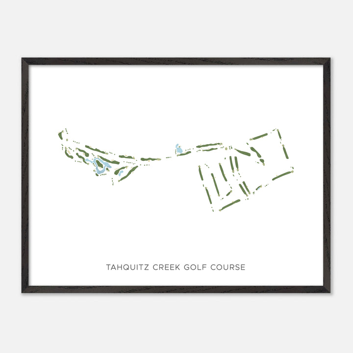 Print of Tahquitz Creek Golf Course Modern Map