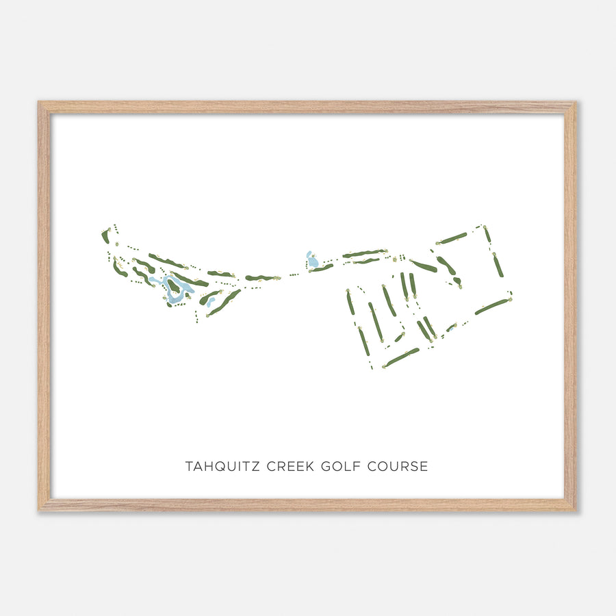 Print of Tahquitz Creek Golf Course Modern Map