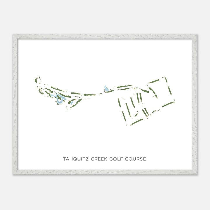 Print of Tahquitz Creek Golf Course Modern Map