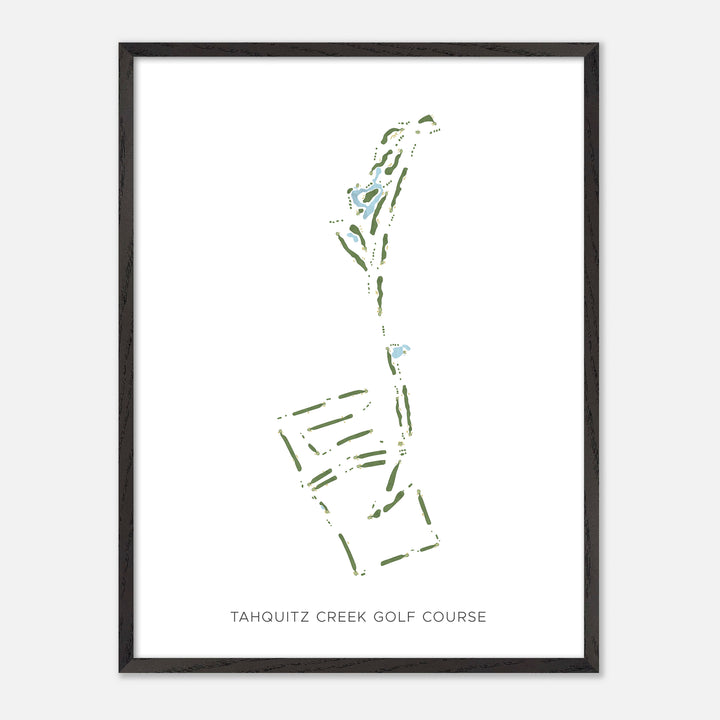 Print of Tahquitz Creek Golf Course Modern Map