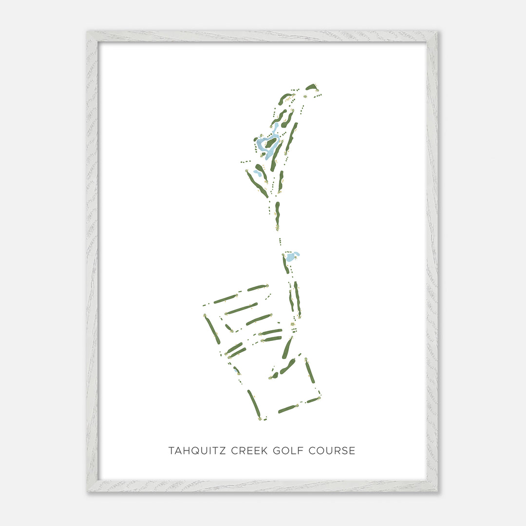 Print of Tahquitz Creek Golf Course Modern Map