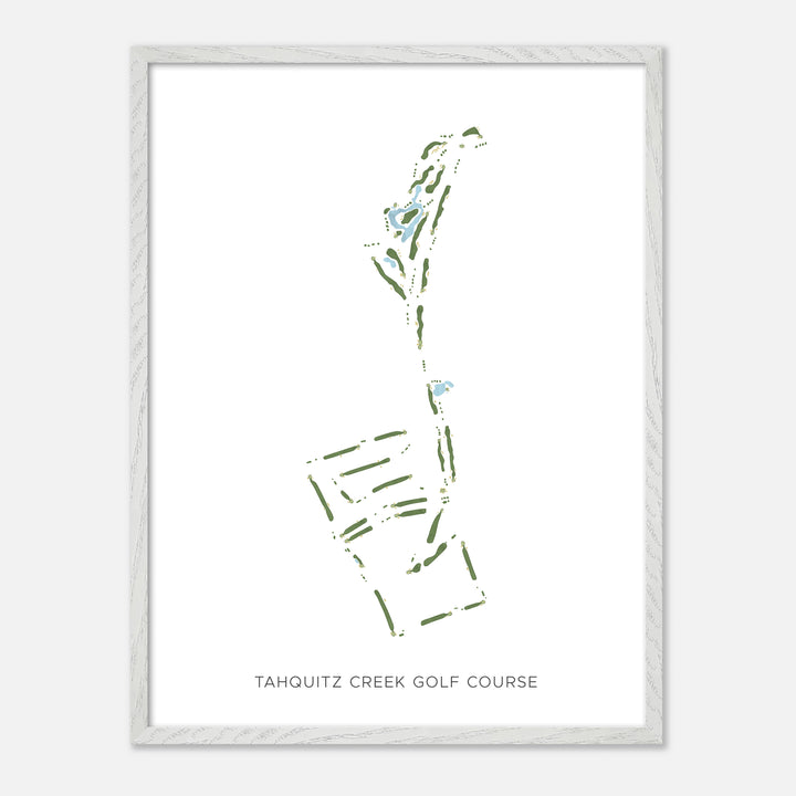 Print of Tahquitz Creek Golf Course Modern Map