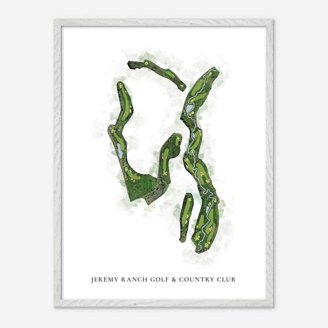 Print of Jeremy Ranch Golf &amp; Country Club Classic Map