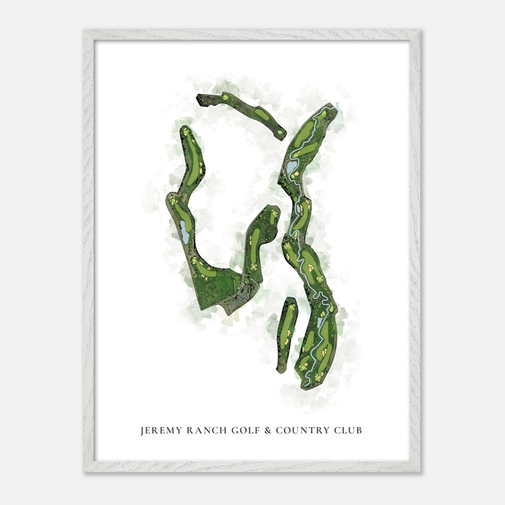 Print of Jeremy Ranch Golf &amp; Country Club Classic Map