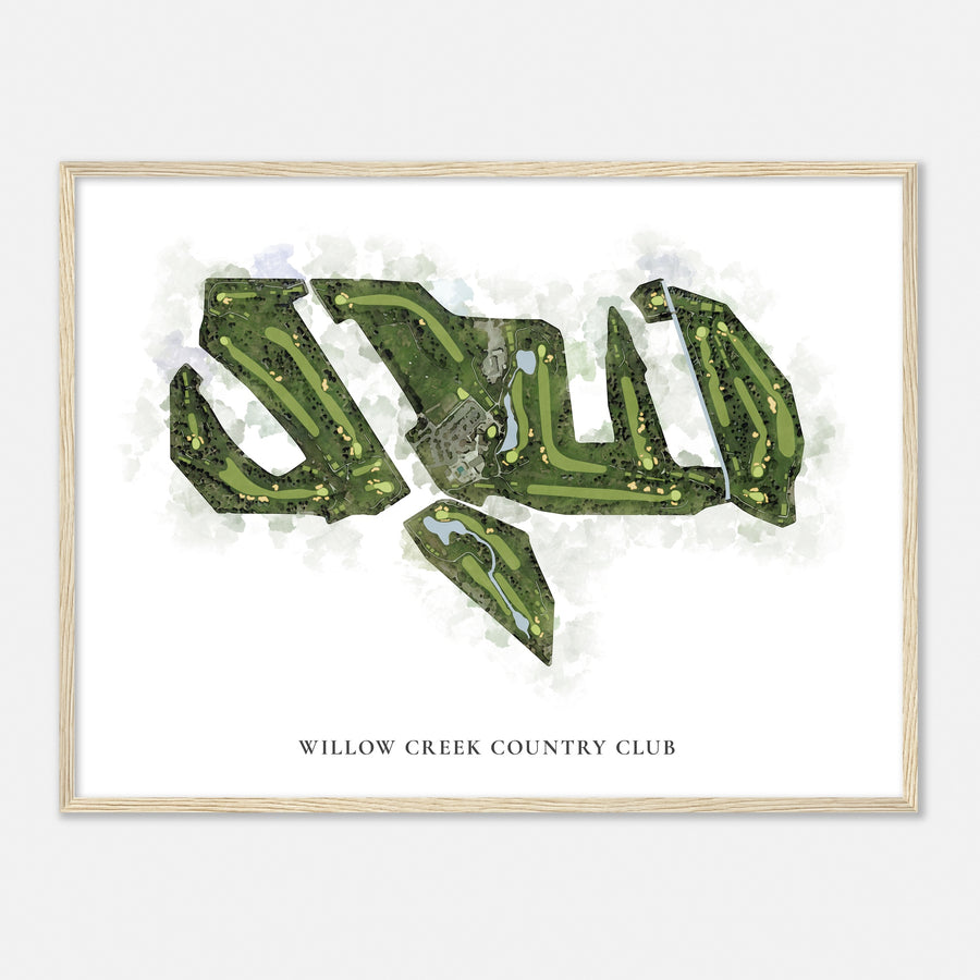 Print of Willow Creek Country Club Classic Map