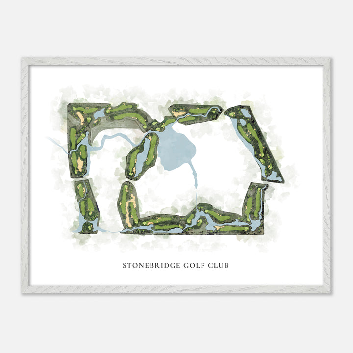 Print of Stonebridge Golf Club Classic Map