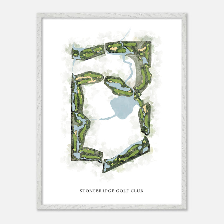 Print of Stonebridge Golf Club Classic Map