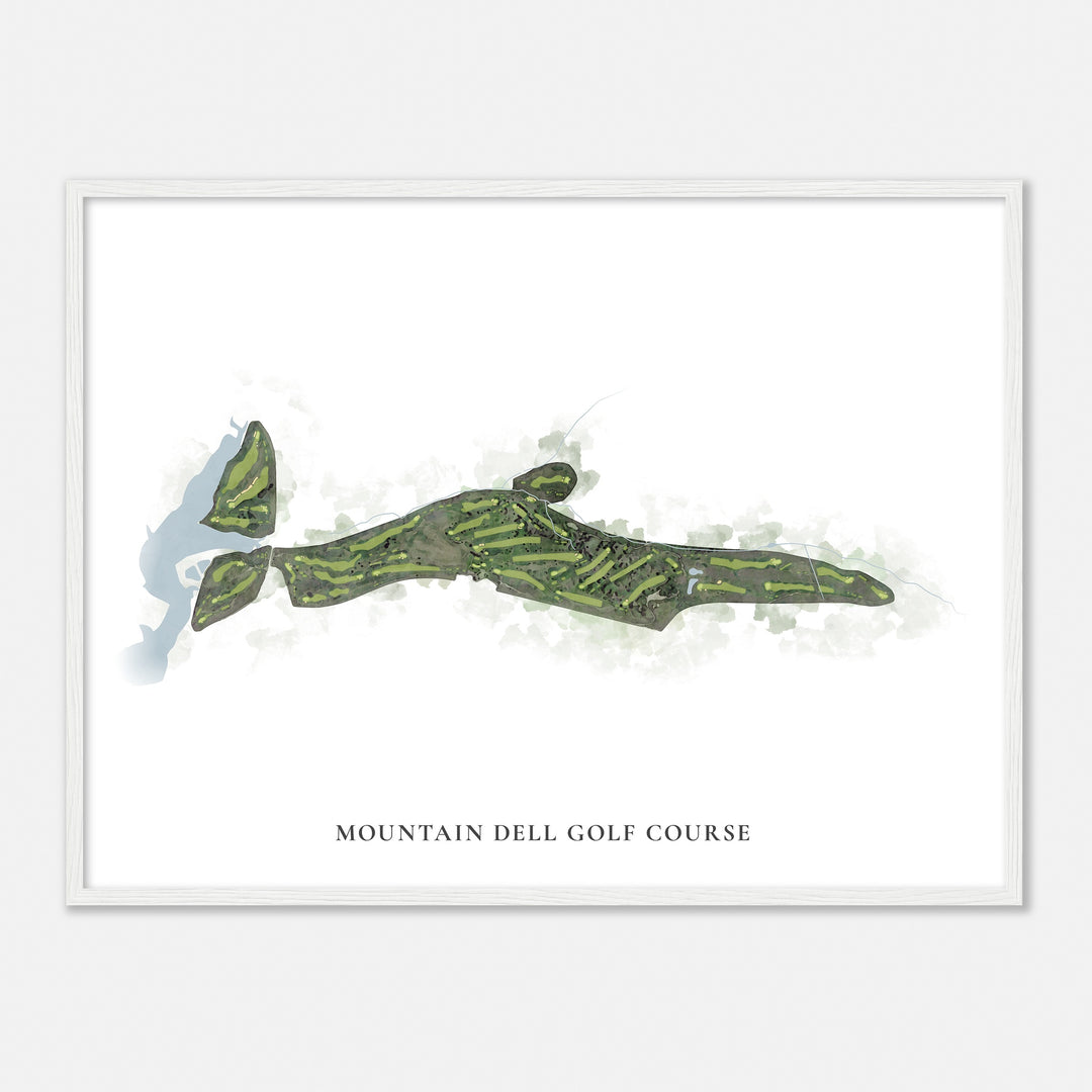 Print of Mountain Dell Golf Course Classic Map