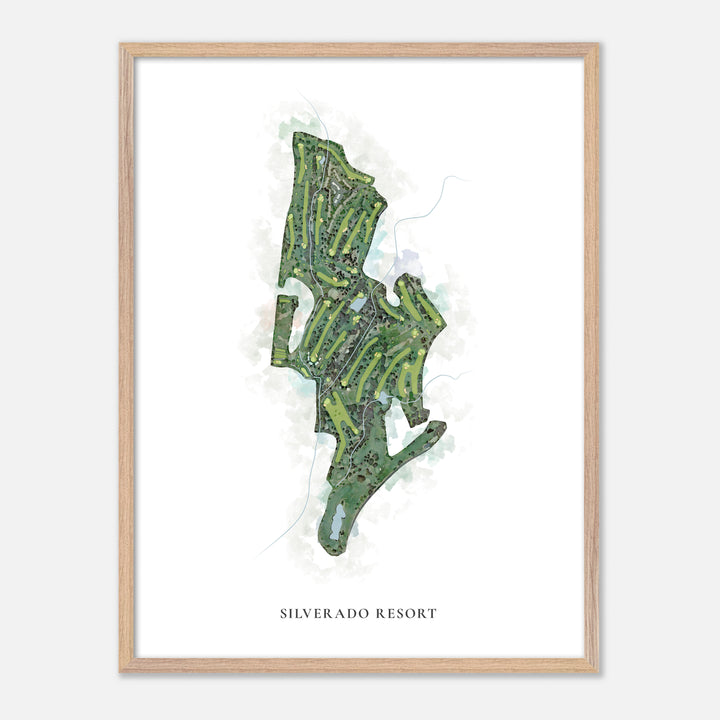 Print of Silverado Resort Classic Map