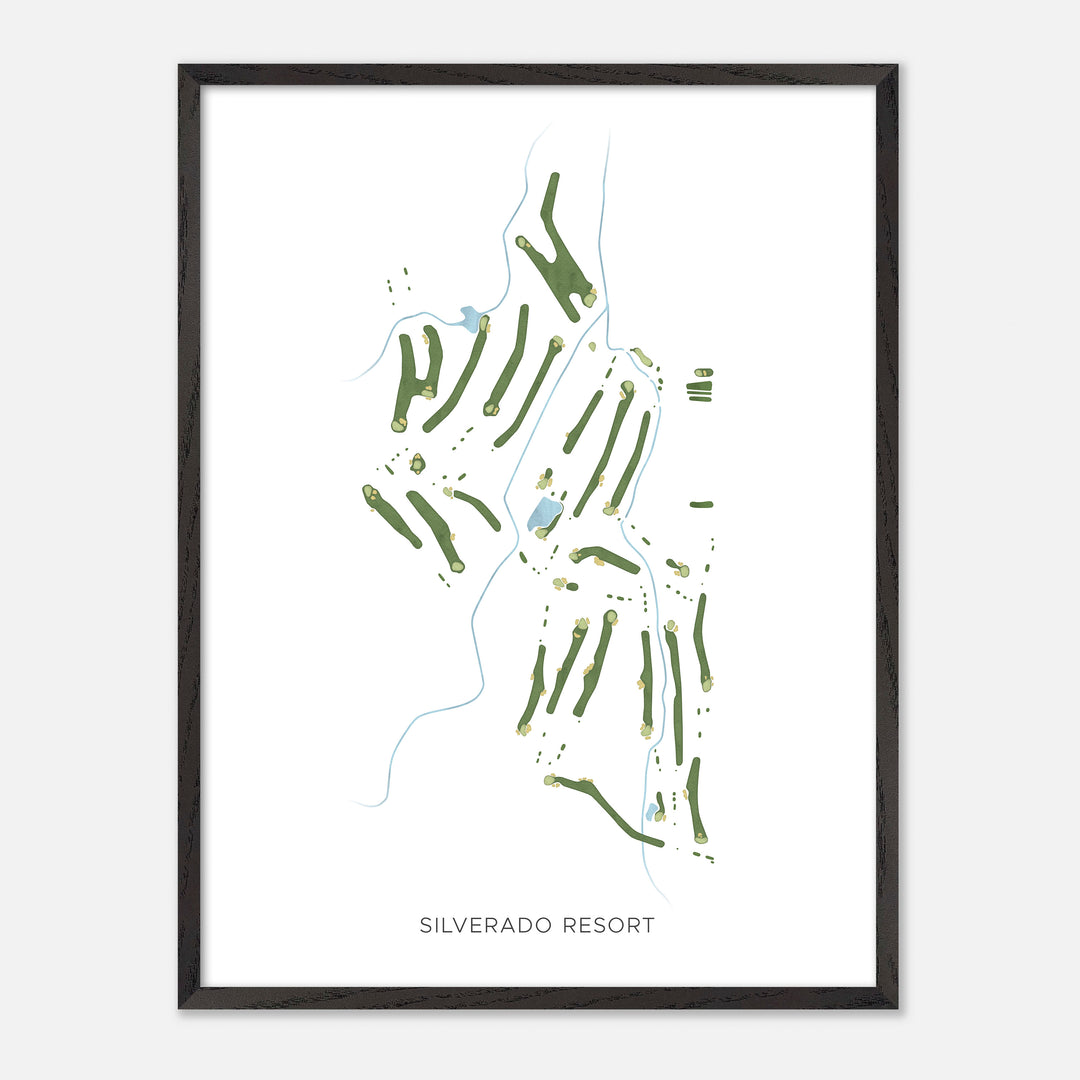 Print of Silverado Resort Modern Map