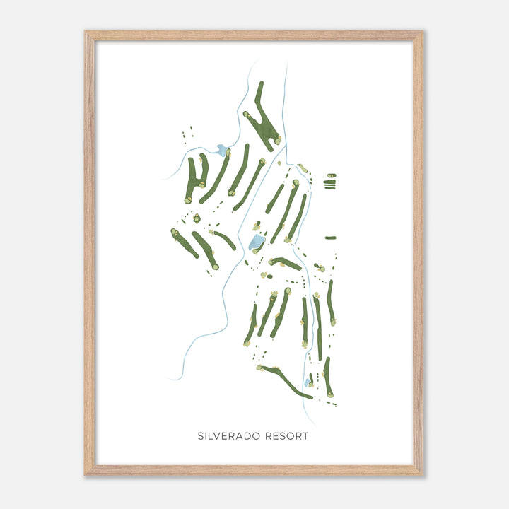 Print of Silverado Resort Modern Map