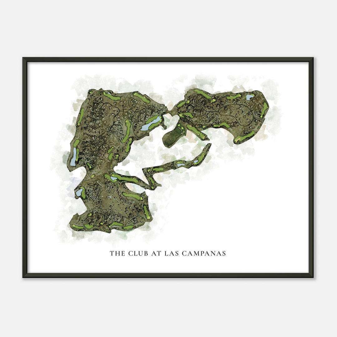 Print of The Club At Las Campanas Classic Map
