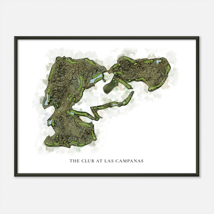 Print of The Club At Las Campanas Classic Map
