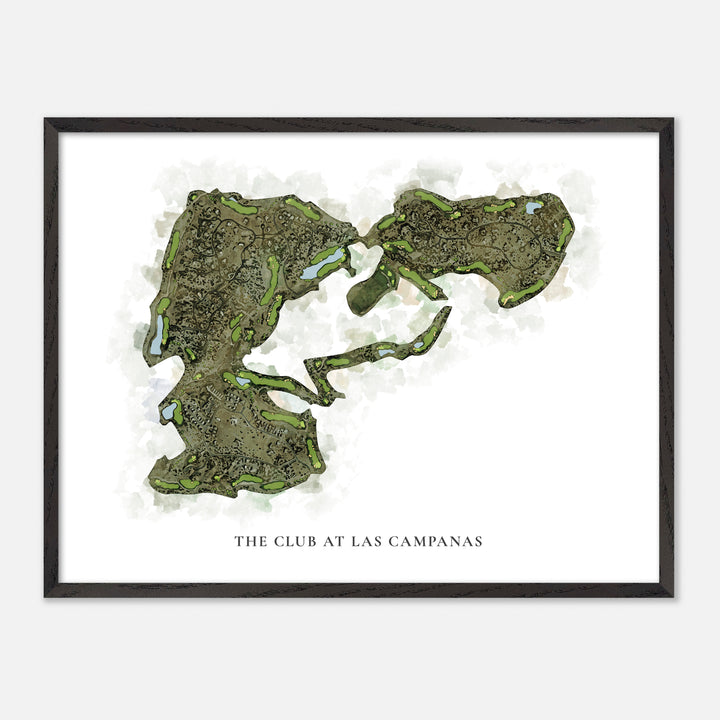 Print of The Club At Las Campanas Classic Map