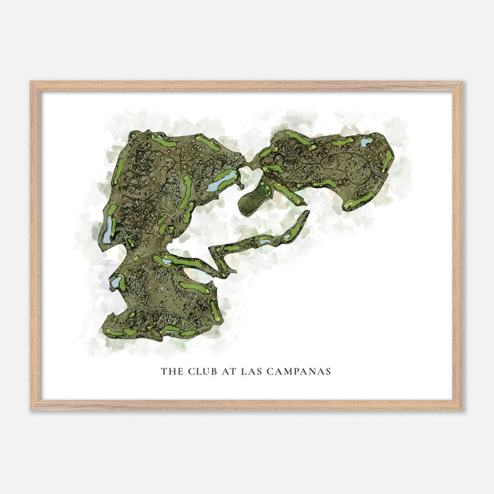 Print of The Club At Las Campanas Classic Map