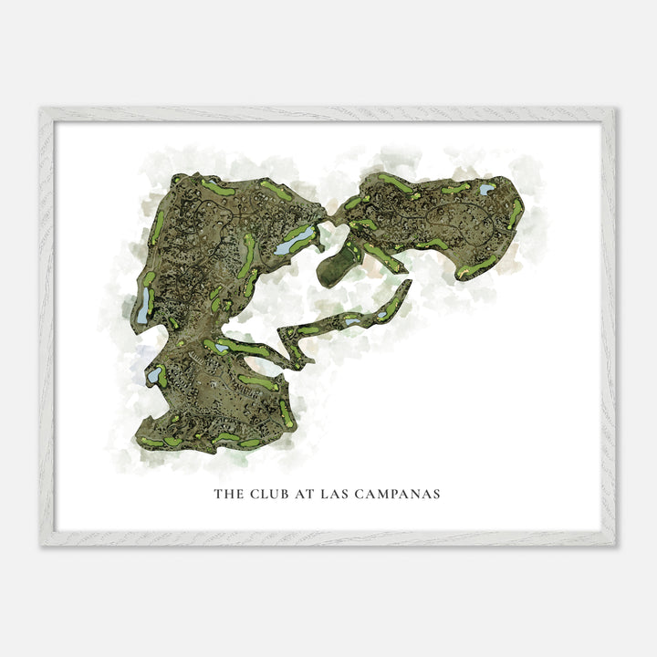 Print of The Club At Las Campanas Classic Map