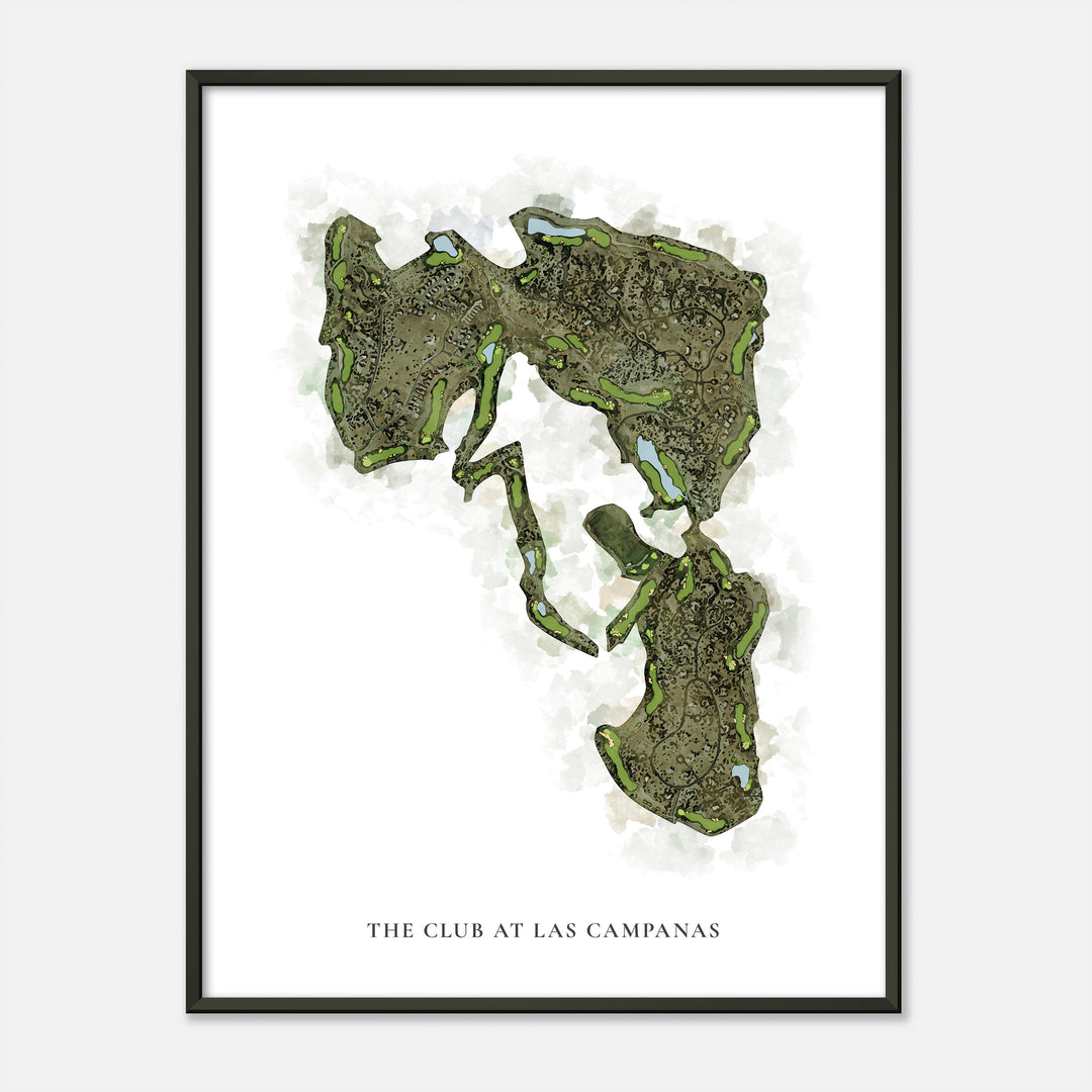 Print of The Club At Las Campanas Classic Map
