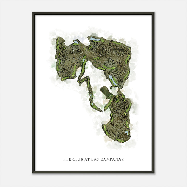 Print of The Club At Las Campanas Classic Map