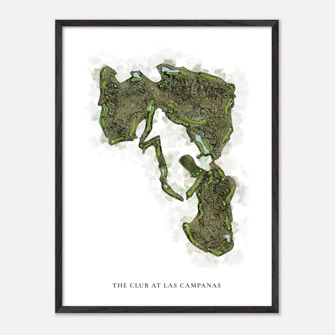 Print of The Club At Las Campanas Classic Map