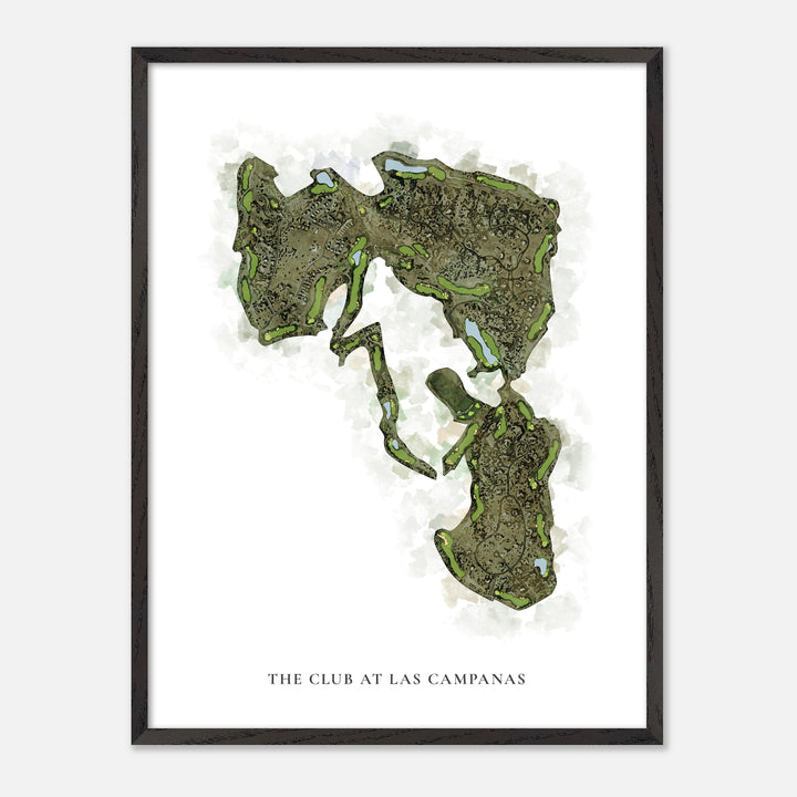 Print of The Club At Las Campanas Classic Map