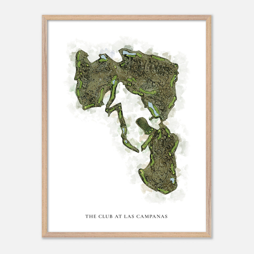 Print of The Club At Las Campanas Classic Map