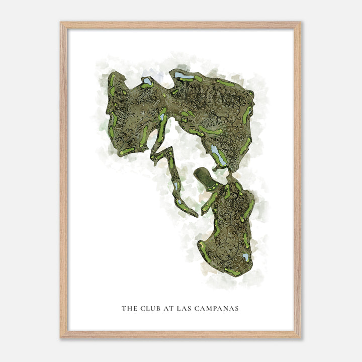 Print of The Club At Las Campanas Classic Map