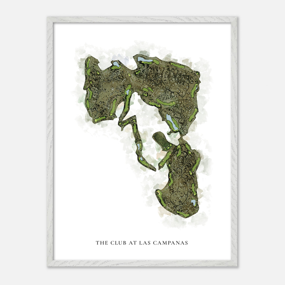 Print of The Club At Las Campanas Classic Map