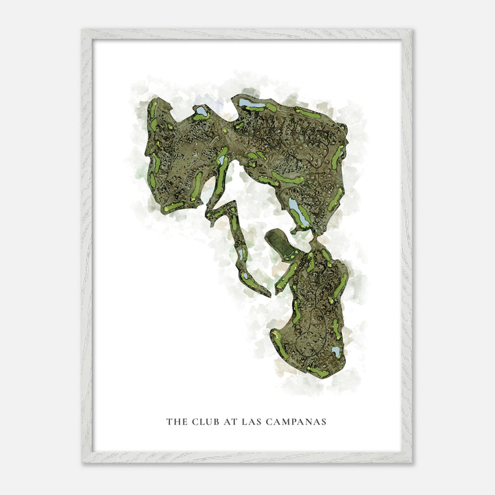 Print of The Club At Las Campanas Classic Map