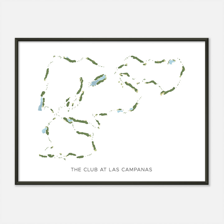 Print of The Club At Las Campanas Modern Map