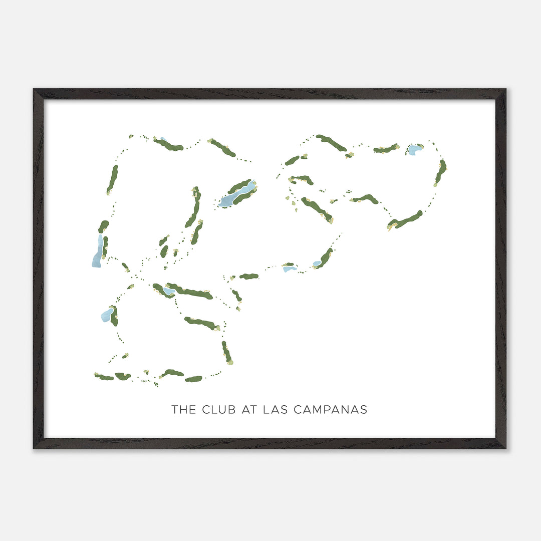 Print of The Club At Las Campanas Modern Map