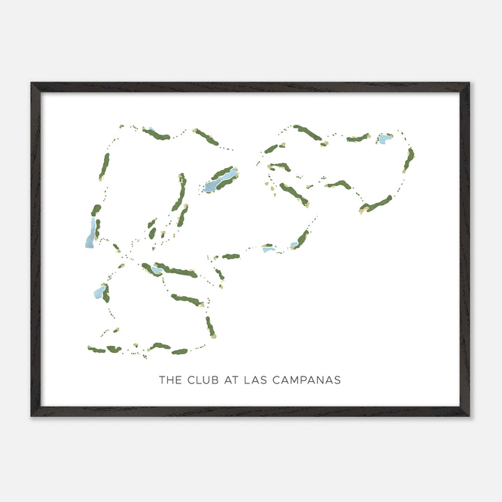 Print of The Club At Las Campanas Modern Map