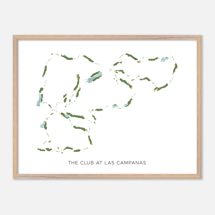 Print of The Club At Las Campanas Modern Map