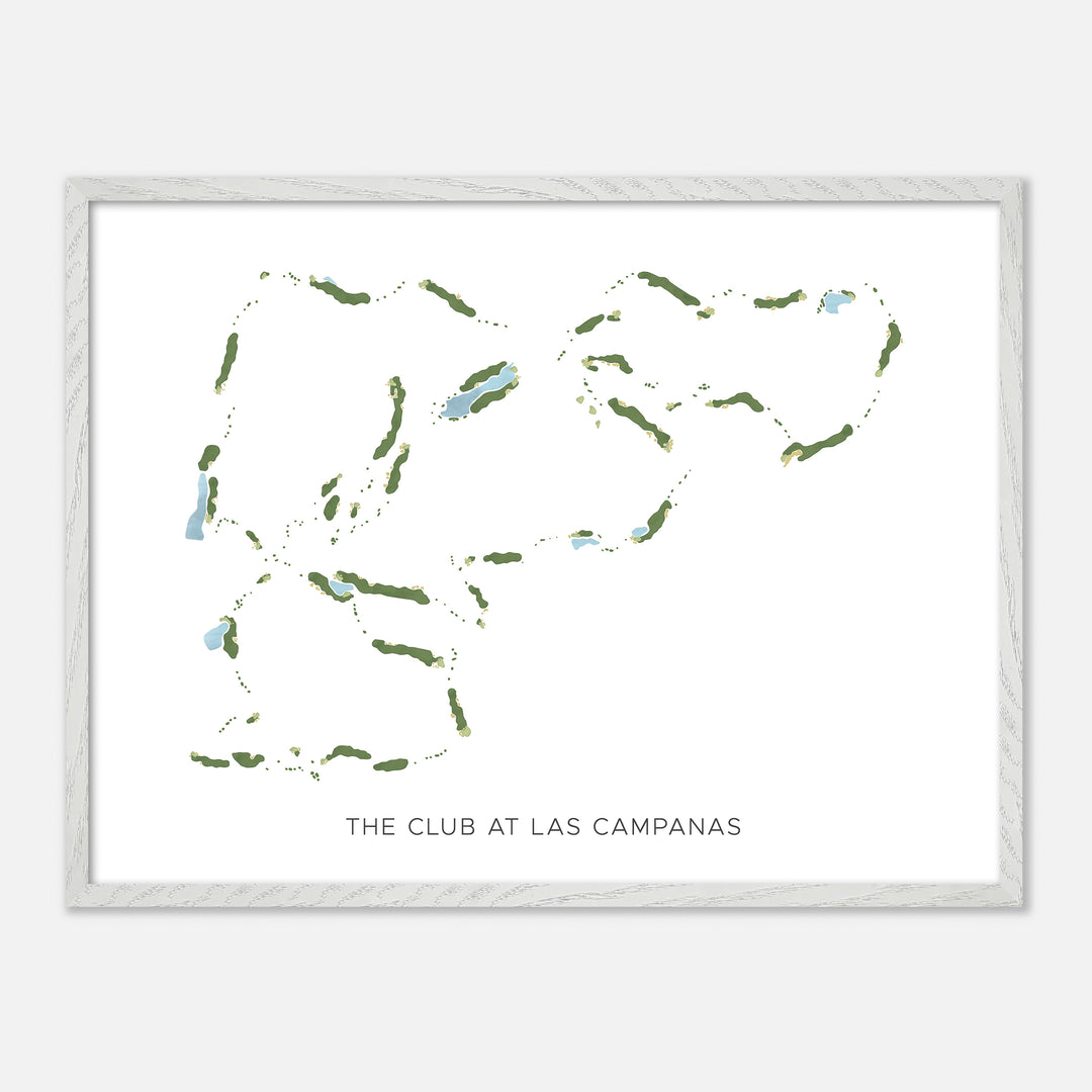 Print of The Club At Las Campanas Modern Map