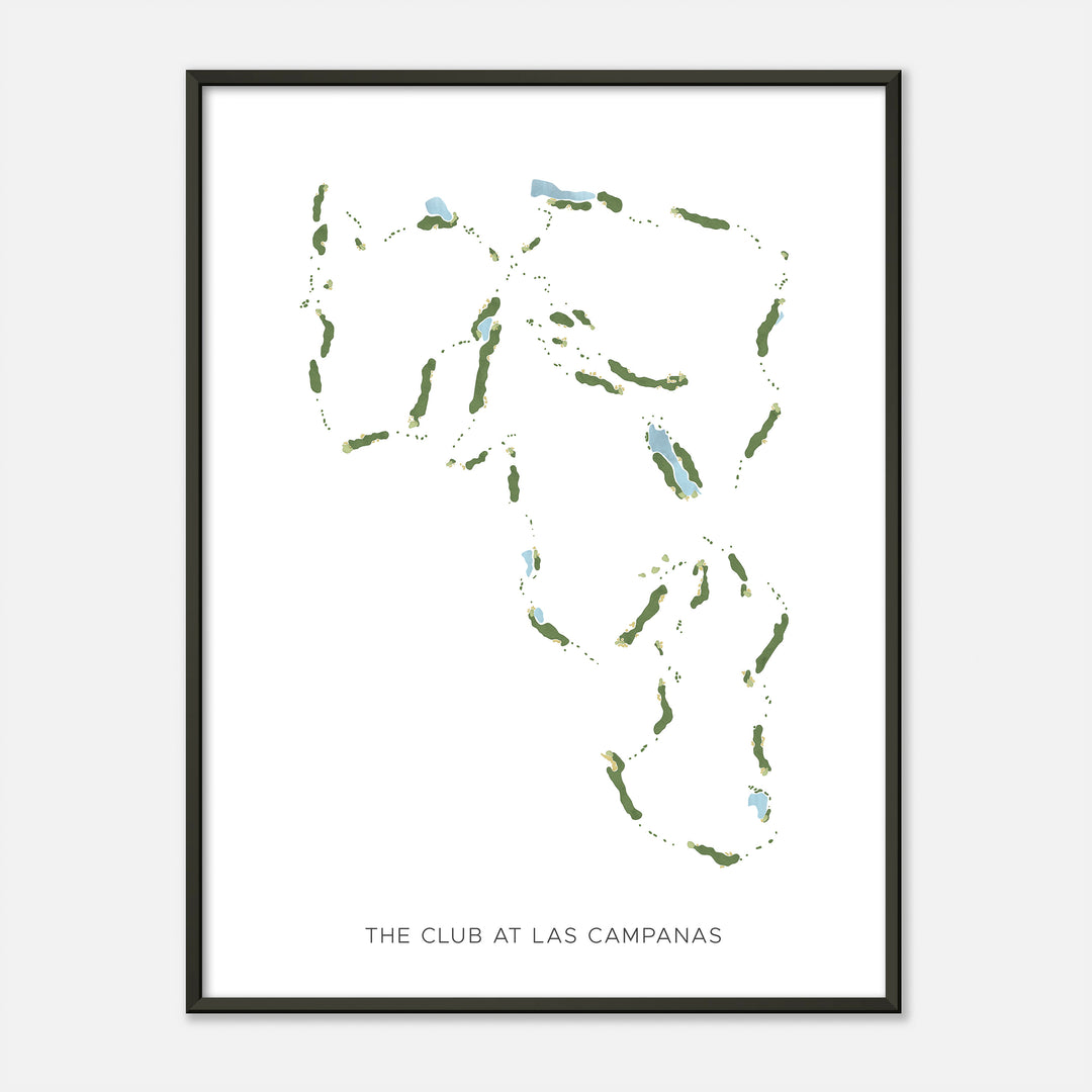 Print of The Club At Las Campanas Modern Map