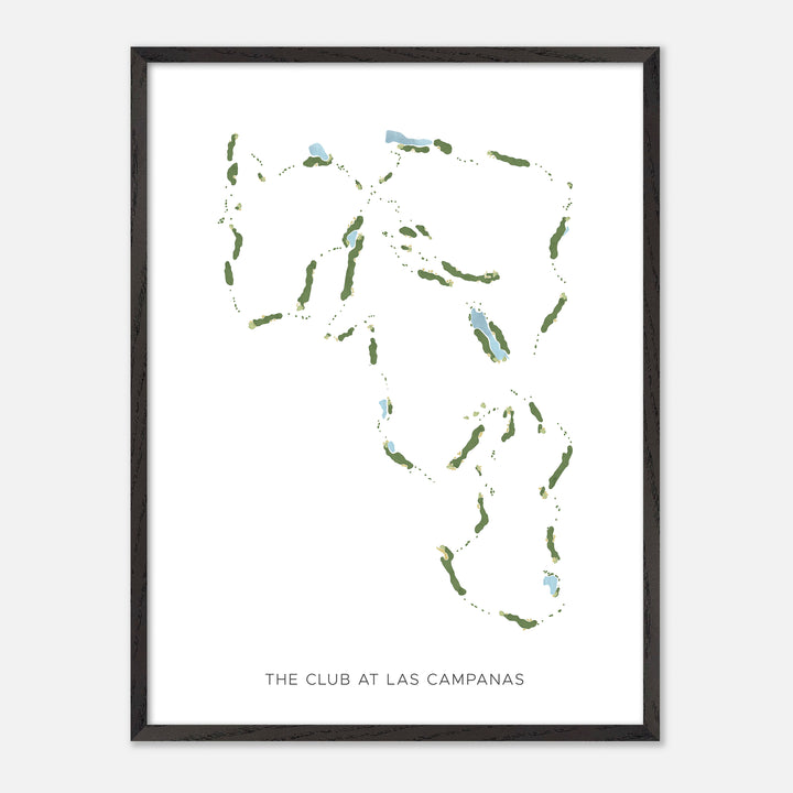Print of The Club At Las Campanas Modern Map