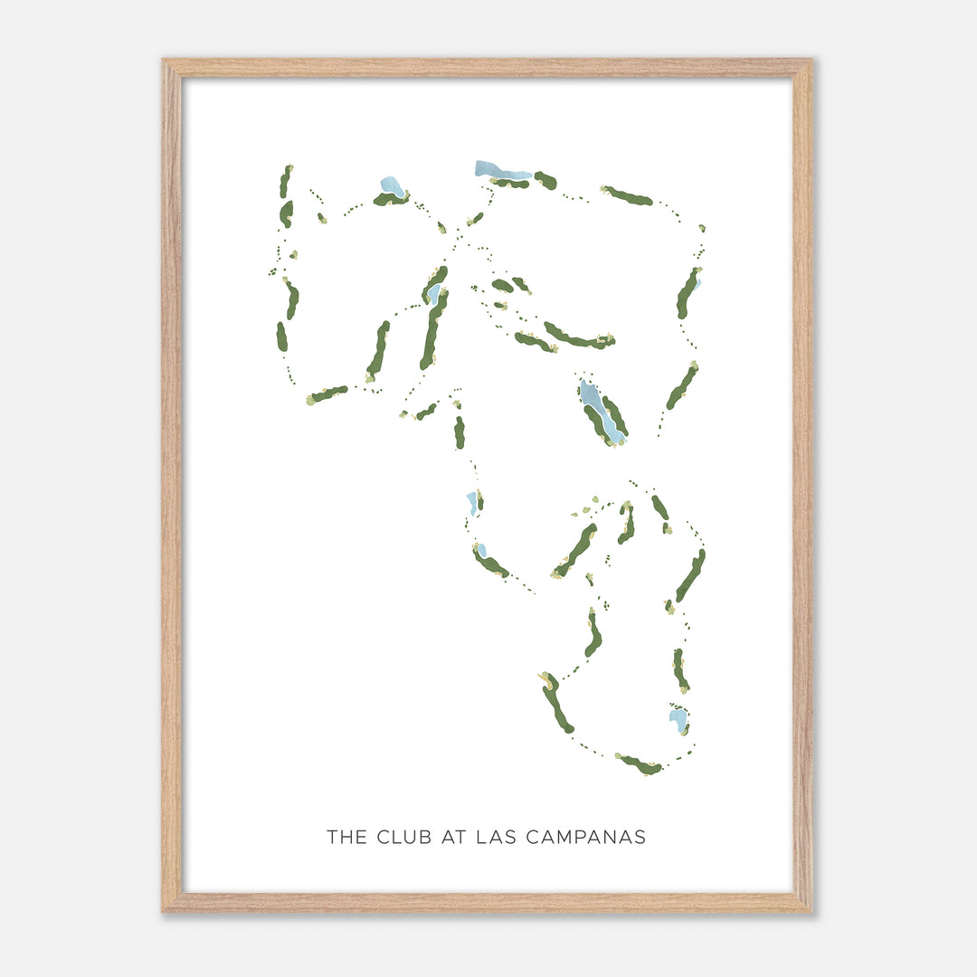 Print of The Club At Las Campanas Modern Map