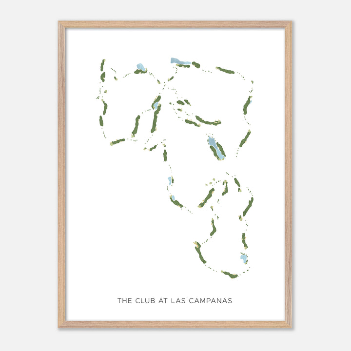 Print of The Club At Las Campanas Modern Map