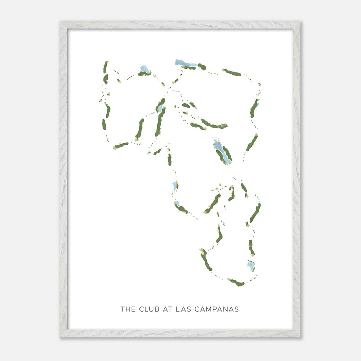 Print of The Club At Las Campanas Modern Map