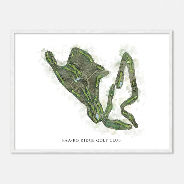 Print of Paa-Ko Ridge Golf Club Classic Map