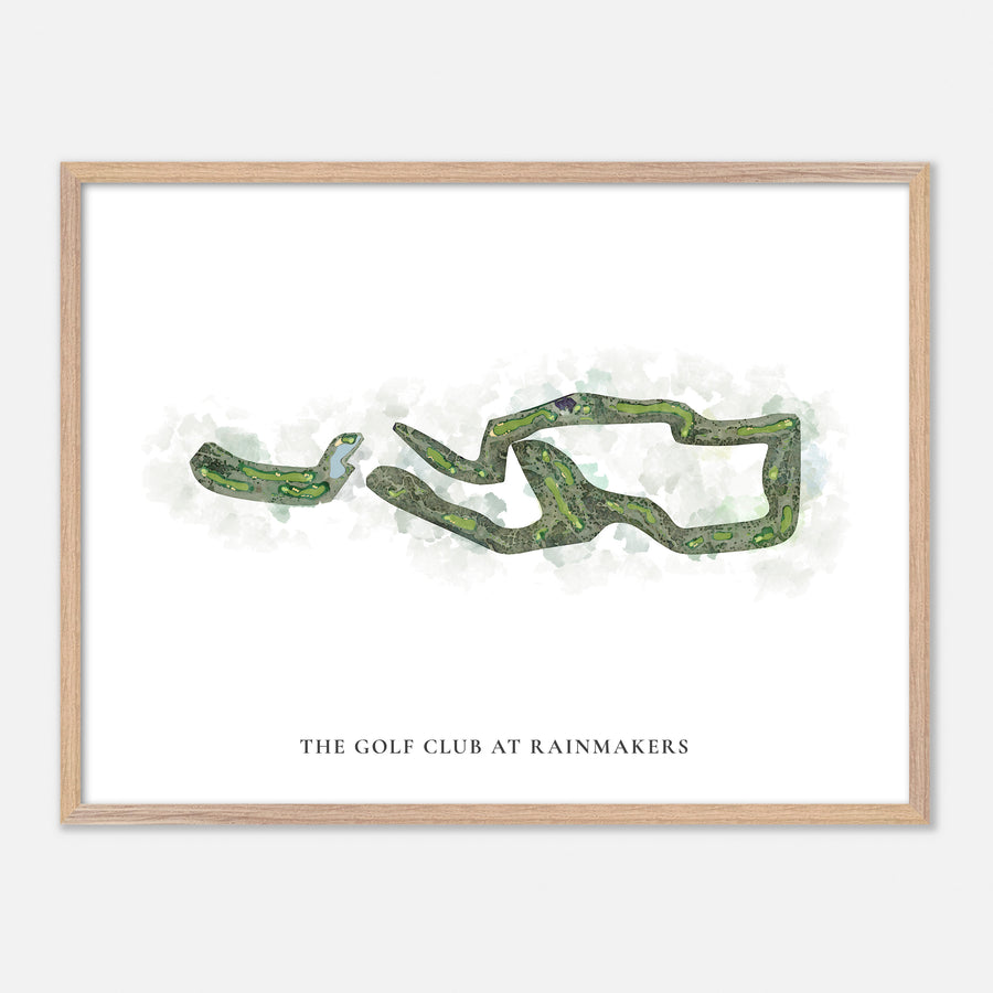 Print of The Golf Club At Rainmakers Classic Map
