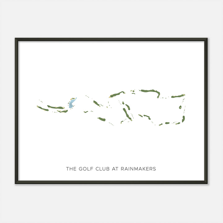 Print of The Golf Club At Rainmakers Modern Map