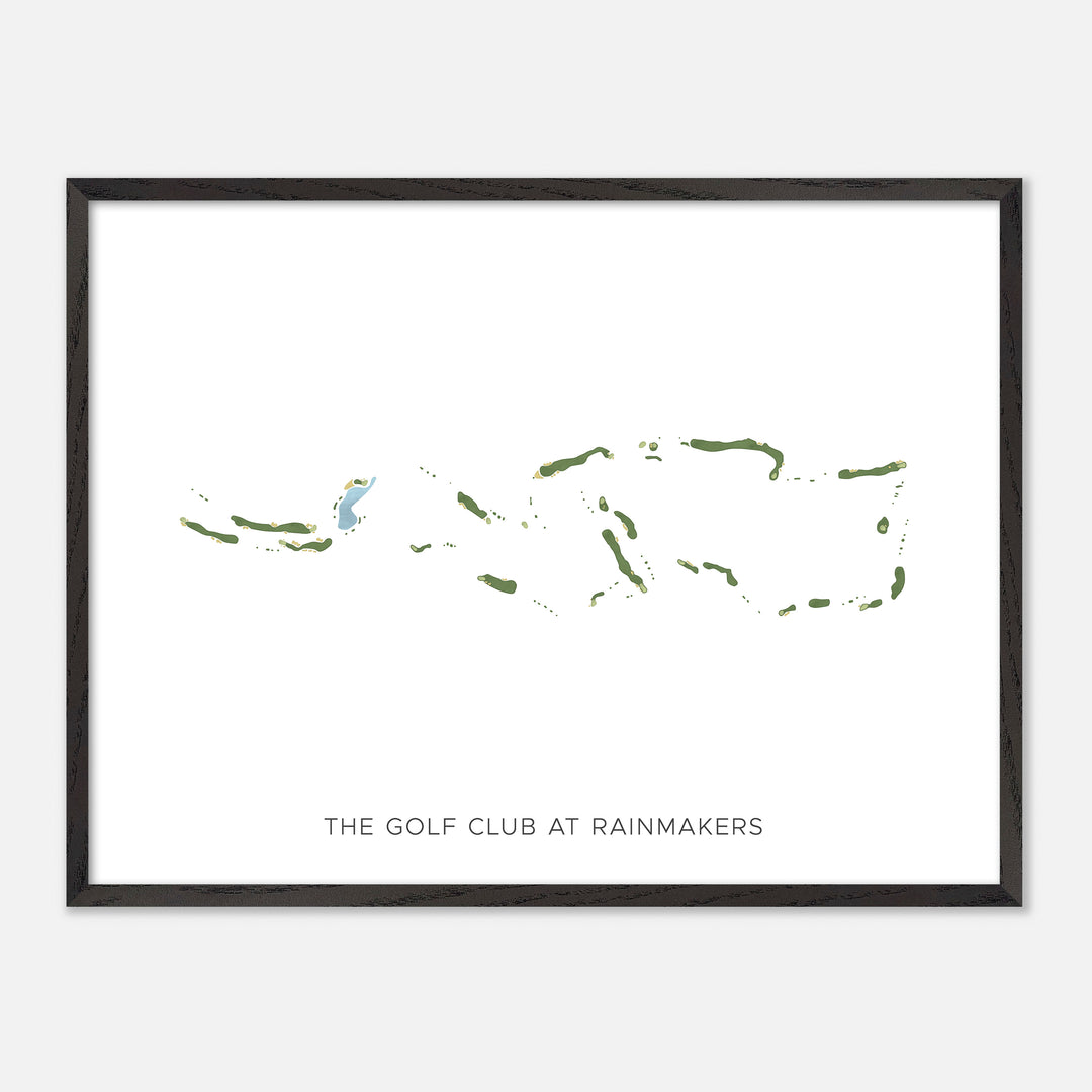 Print of The Golf Club At Rainmakers Modern Map